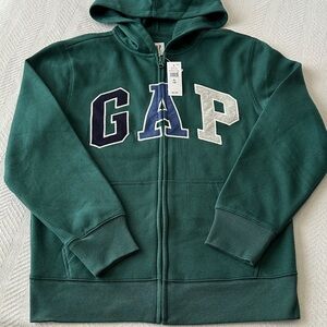 GAP Kids Forest Green Zip-Up Hoodie